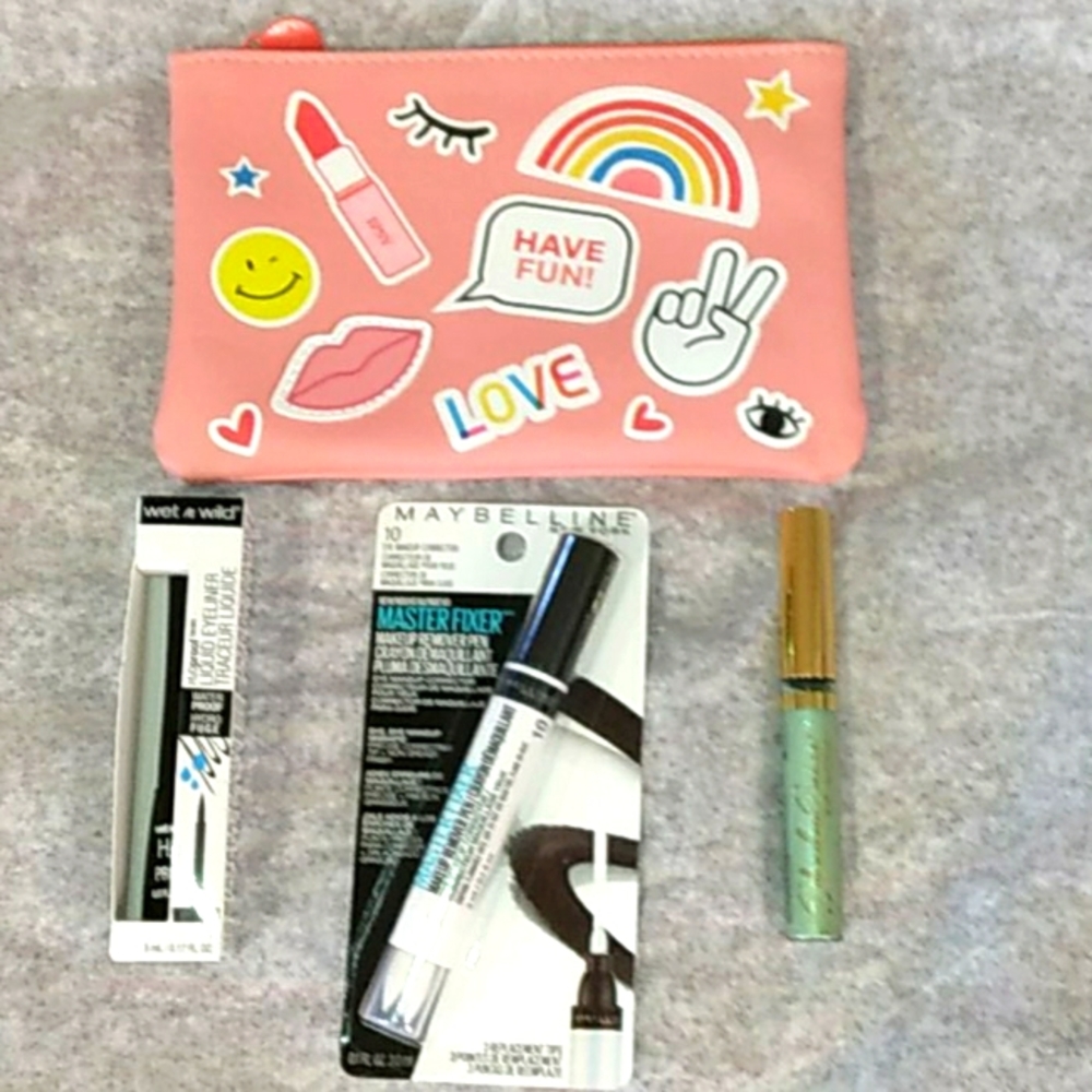 3 Piece Makeup+1 Makeup Bag